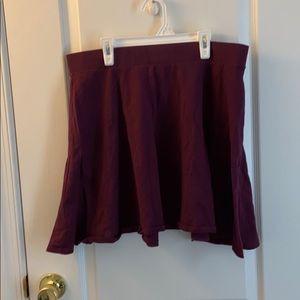 Purple skater skirt